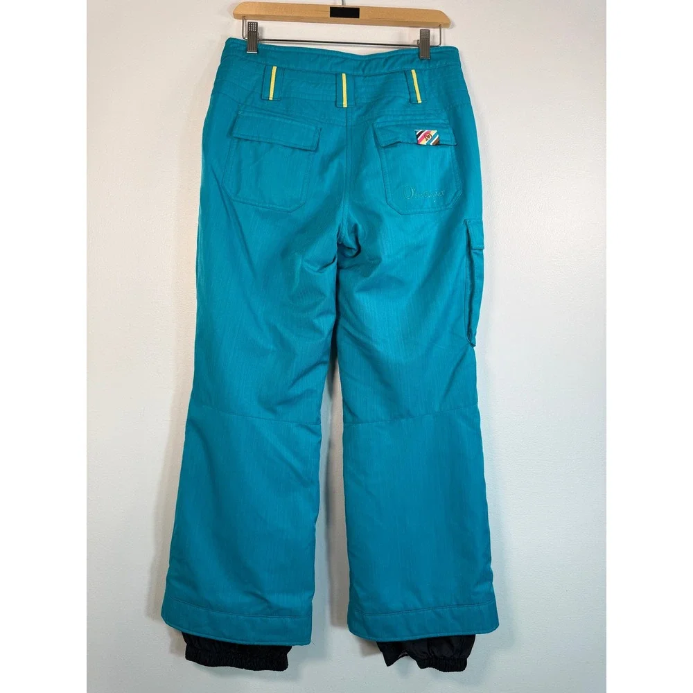 Obermeyer Twilight Pant Juniors 16 Snow Pants Turquoise Snow Skiing Outdoor EUC